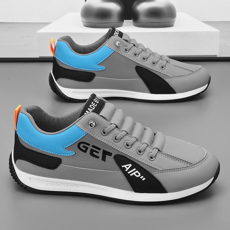 2024 Men's Trendy Slip-On Leather Travel and Hiking Sneakers