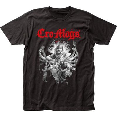 Cro-Mags Best Wishes Herren T-Shirt Rock and Roll Musik Klassisches Band-T-Shirt Schwarz