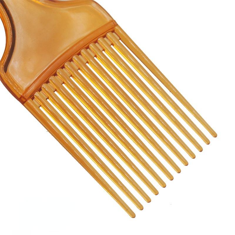 1 Stück Breite Zähne Bürste Pick Kamm Gabel Haarbürste Einsatz Haar Pick Kamm Kunststoff Getriebe Kamm Für Lockiges Afro Haar Styling Werkzeuge