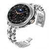 Metall+Leder Armband für Samsung Galaxy Watch 8 Classic 46mm/Ultra 47mm Mode-Armband für Galaxy Watch 8 44mm 40mm Sportband
