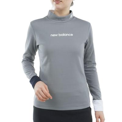 Golf Long Sleeve Mock Neck Shirt 0 (Rek/Vasthoudendheid) / Dames / 012-4267509 023_Grijs [S]