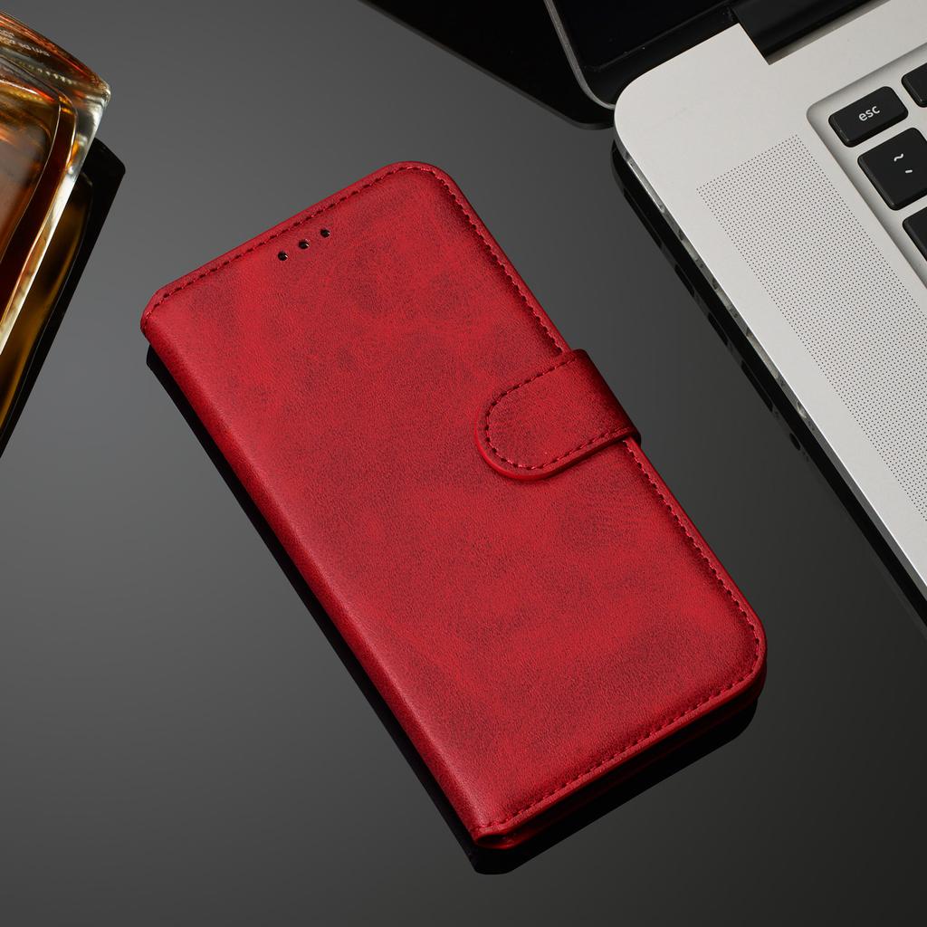 Custodia Portafoglio Con Flip Magnetico Per Oppo A53s – Copertina In PU Con Slot Per Carte E Supporto Per Film (Nero)