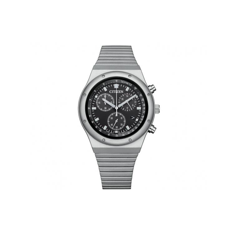 

CITIZEN 50m Water Resistant Quartz Movement Stainless Steel Strap Watch Unisex Black Dial AT2540 57E AT2540-57E Black Dial