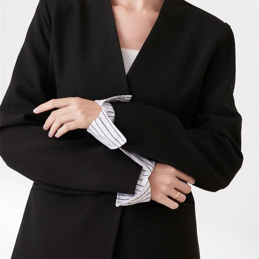 Cuff Extension Detachable Sleeves Striped Blouse Sleeve Fake Hand Sleeves Women