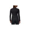 Jordan Solid Color Slim Fit Knit Long Sleeve Crew Neck T-Shirt Women Tops Black FN5400-045