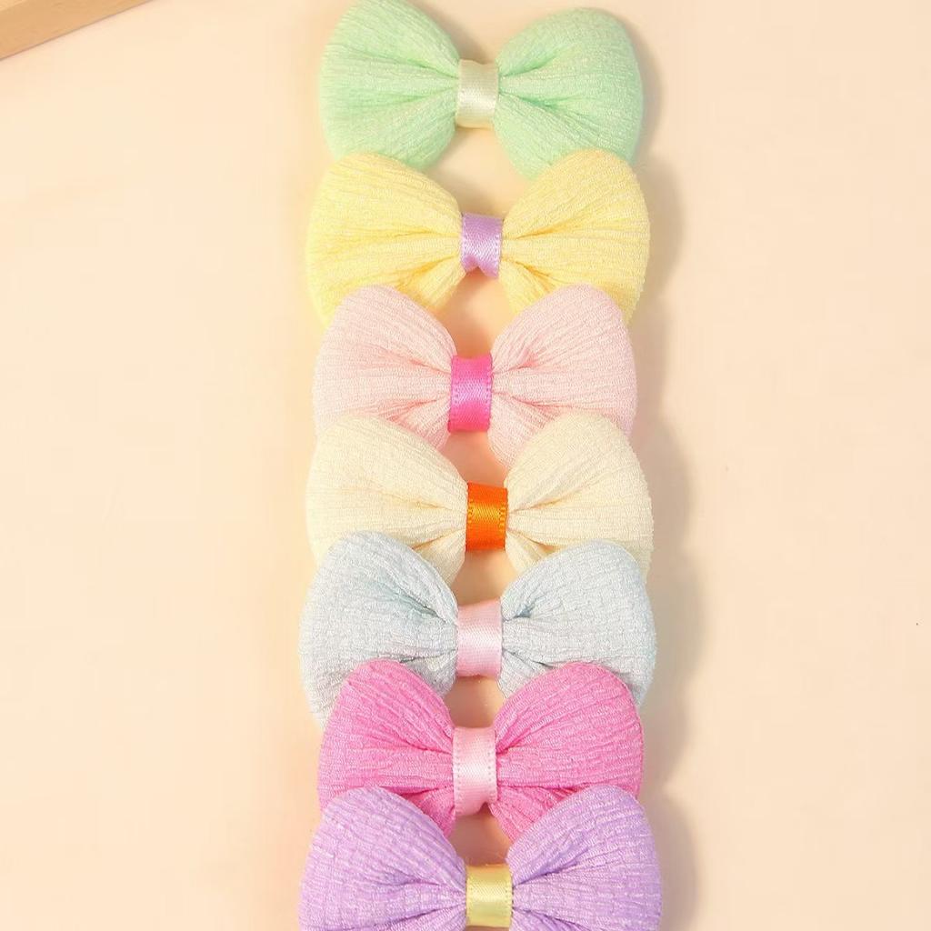 5/10Pcs Flower Shape Dog Grooming Bowknot Small Dogs Hair Bows Rubber Bands Cat Dog Hair Bows Pet Hair Accessories Pet Supplies