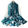 90x180cm Satin Silk-Like Scarf Oversized Women’s Summer Shawl Elegant Sun Protection Wrap & Luxury Gift