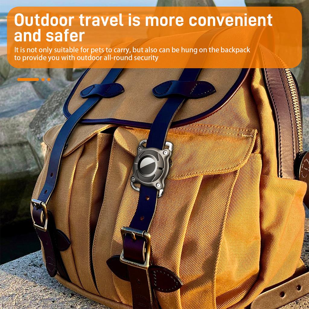 Vothoon Wasserdichte Hülle für Apple Airtag Schutzhülle Abdeckung für Hund Katze Locator Tracker Anti-Verlust Gerät Schlüsselanhänger