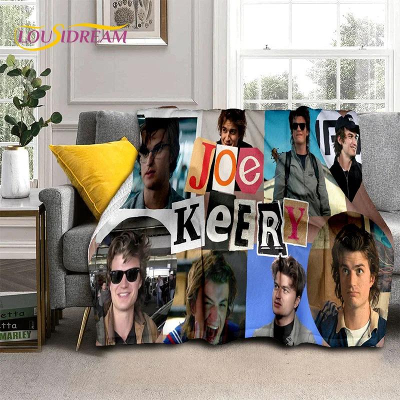 HD Printing Joe Keery Actor Blanket,Soft Throw Blanket for Home Bedroom Bed Sofa Picnic Travel Office Rest Cover Blanket Kids