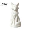 Contemporary Art Decoration Geometric Faceted Fox Figurine, 3D Printed Sitting Statue, Modern Sculpture Sculpture, Collectable Desktop Ornament