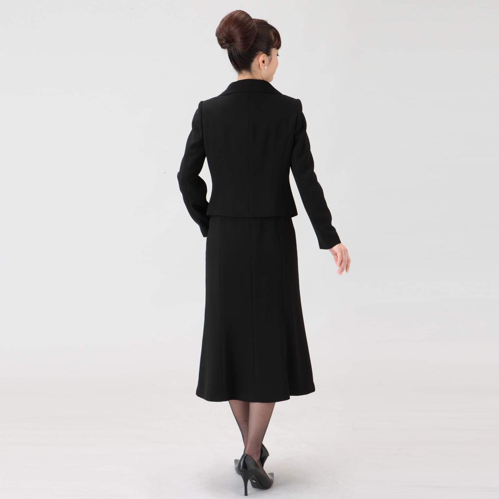 Black Black Formal Jacket Ensemble Dress Classical Tailor Mourning Clothes Formal Clothes Funeral Black 11 2p63101 [SORITEAL Label] B-GALLERY Elegant