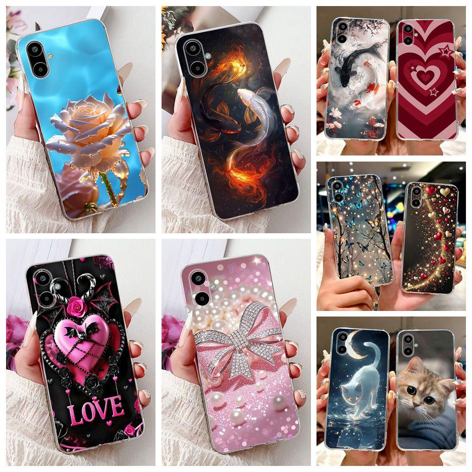 Für Samsung Galaxy F06 5G Hülle SM-E066B Modisches Bemaltes Cover Weiche Silikon Handyhülle Für Samsung F06 M 06 Galaxy M06 5G Fundas