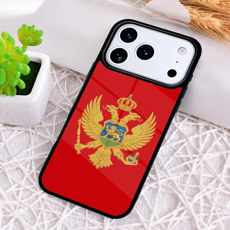 Montenegro Flag soft Shockproof Phone Case for iPhone 17 Air 16e 15 11 12 14 13 Pro Max Cover Coque