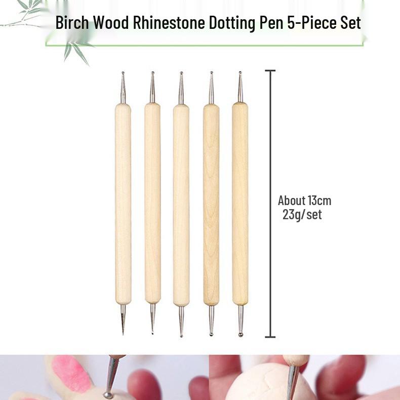 

Набор из 42 инструментов для полимерной глины: Точечные ручки, пластиковые резные ножи и силиконовые ручки для оттисков