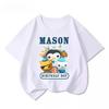 Potdemiel Octonauts Rescue Team Childrens 100 Cotton TShirt New Summer Style Comfortable and Breathable Childrens TShirt