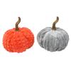 Thanksgiving Halloween Cloth Pumpkin Sculpture Ornament Nontoxic Velvets Decors Ornament For Living Room Office