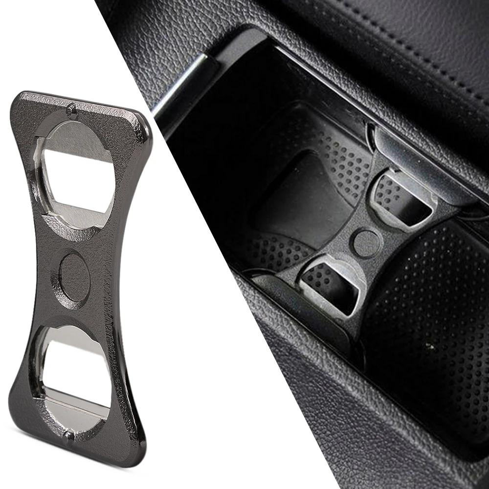 Double Sided Portable Bottle Opener Kitchen Tools Metal Bottle Opener with Drink Cup Holder Divider Stainless Steel Beer Opener