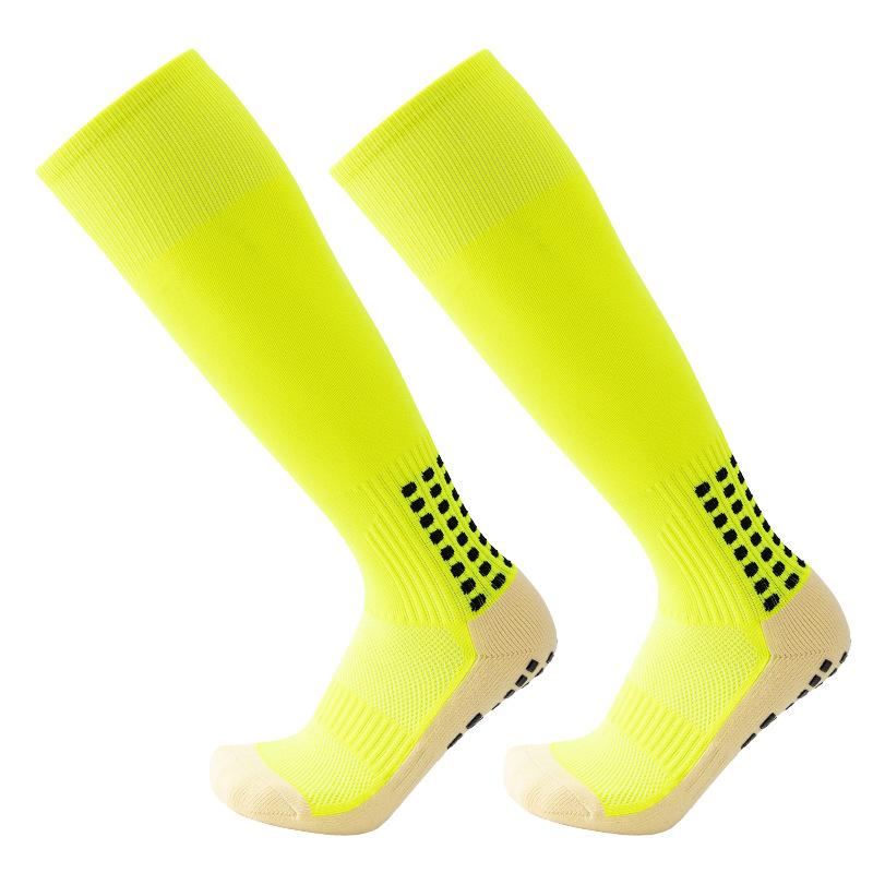 Hot-Selling Football Socks High Tube Adult Men'S Sports Socks Non-Slip Dispensing Thickened Stockings Professional Training