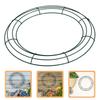 2pcs 10 Inch Round Iron Wreath Frame Metal Floral Hoop Ring Diy Crafts Frame Christmas Wedding Party Decoration Sturdy