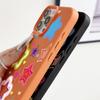 For iPhone 17 Pro Max Case Luxury Blended Colorful Stars Pattern Leather Texture Silicone Cover For iPhone 16 Pro Max 15 14 13 12 11 16E Air