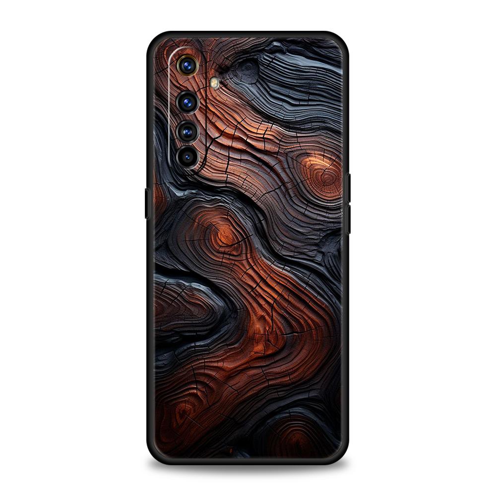 

Роскошный винтажный чехол для телефона с текстурой под дерево для Oppo A3S A15 A17 A31 A95 Find X5 X6 A54 A53 A52 Reno 6 7 8 Pro Мягкая ТПУ крышка Oppo Reno7 5G