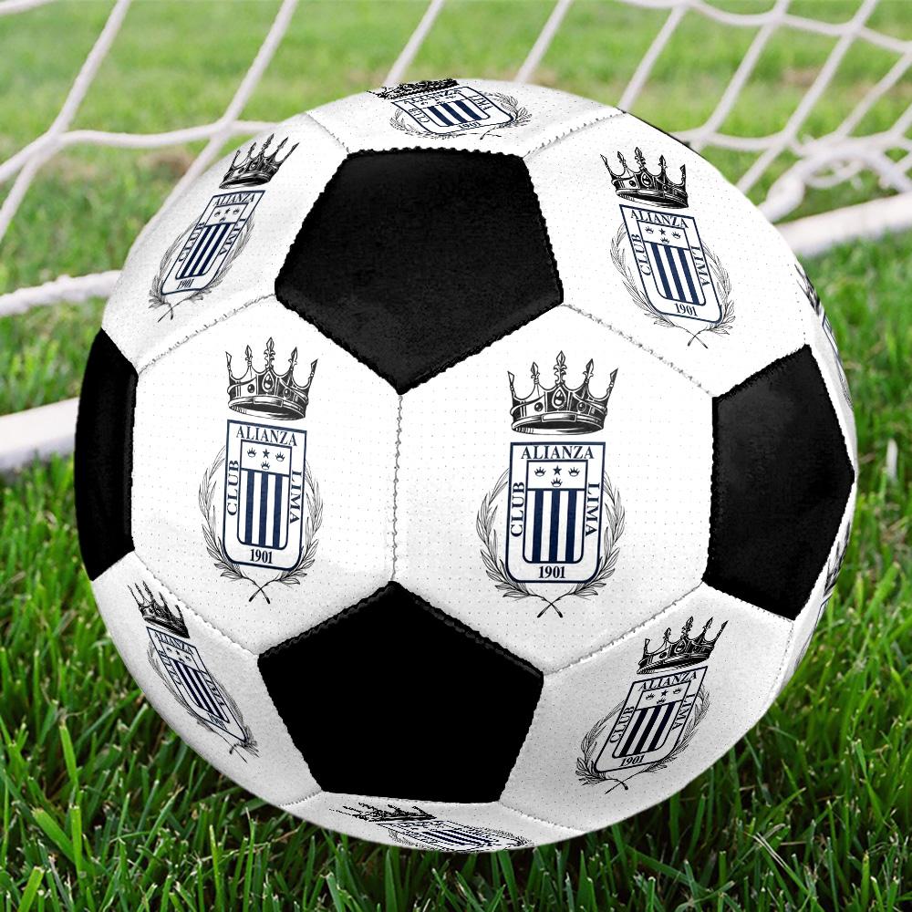 Club Alianza Lima Soccer Ball Colorful All Ages Machine Stitched PVC Competition Ready Durable High-Bounce.SIZE5