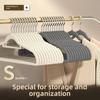 10Pcs Flocked Non-Slip Hanger Non-slip Non-marking Clothes Rack Thickened Seamless Clothes Hangers Home Tools