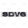 Car Styling SDV6 SDV8 3D ABS Badge Body Adhesive Emblem Sticker Decal  for Land Rover Ranger Rover Defender Velar Evoque bhrj9