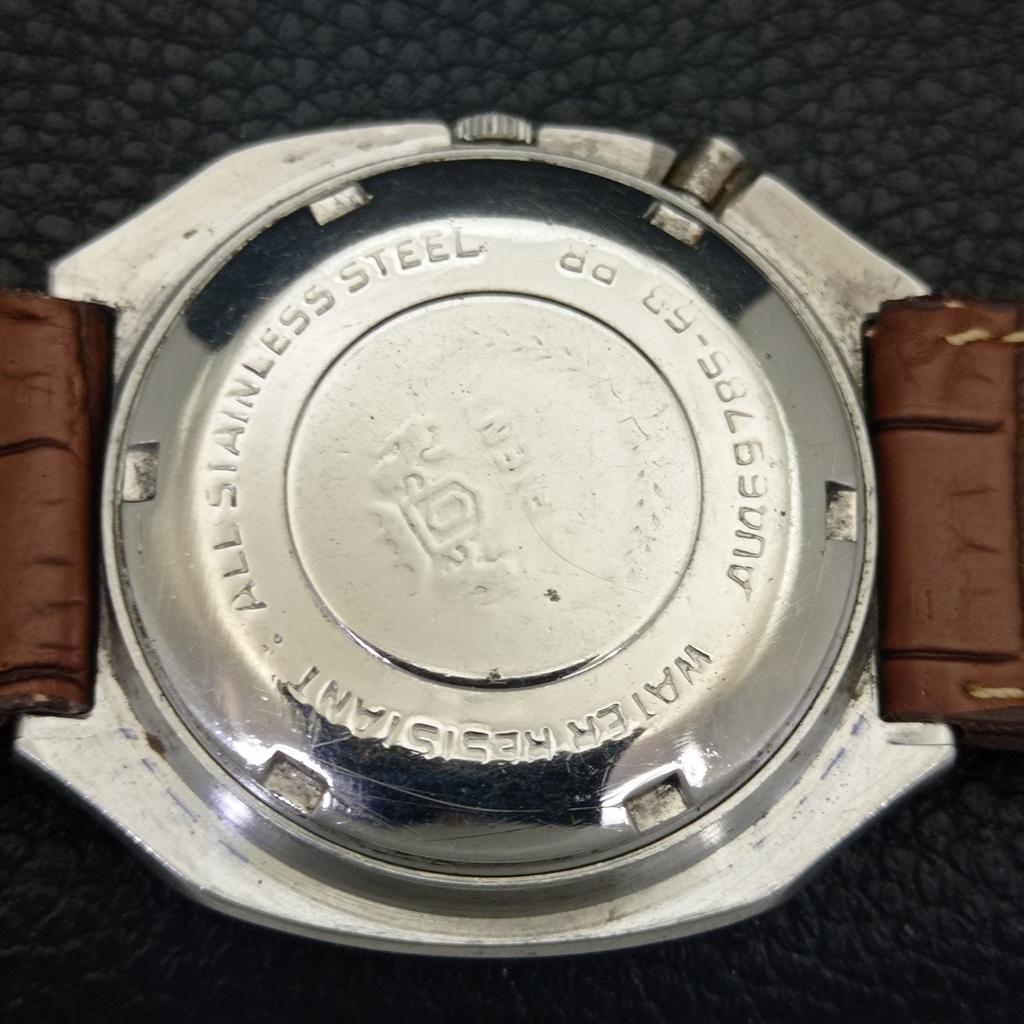 USED VINTAGE ORIENT CRYSTAL AUTOMATIC JAPAN MENS ORIGINAL DIAL WATCH A702263-5 R123-a702263