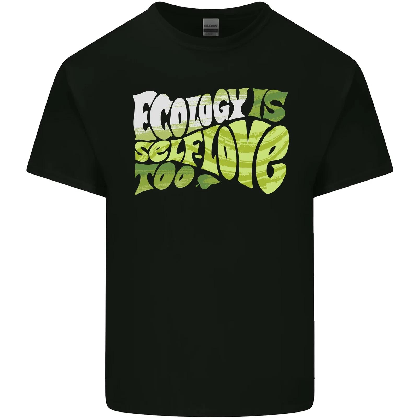 Ecology is Self-Love Climate Change Kids T-Shirt Childrens XL