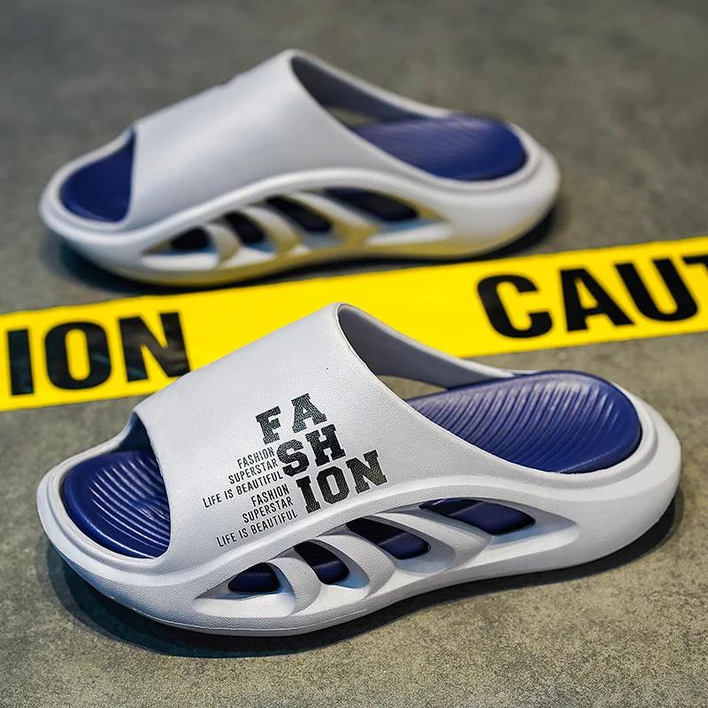 Summer Men's Slipperssuper Soft Non-slip New Beach Slippers, Wear-resistant, Fashionable, EVA Casual Thick-soled Luxury Sandals