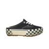 Authentic Mule Canvas Check Black