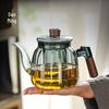 Gaoming 2024 Heat-Resistant Glass Tea Pot with Tea-Water Separator