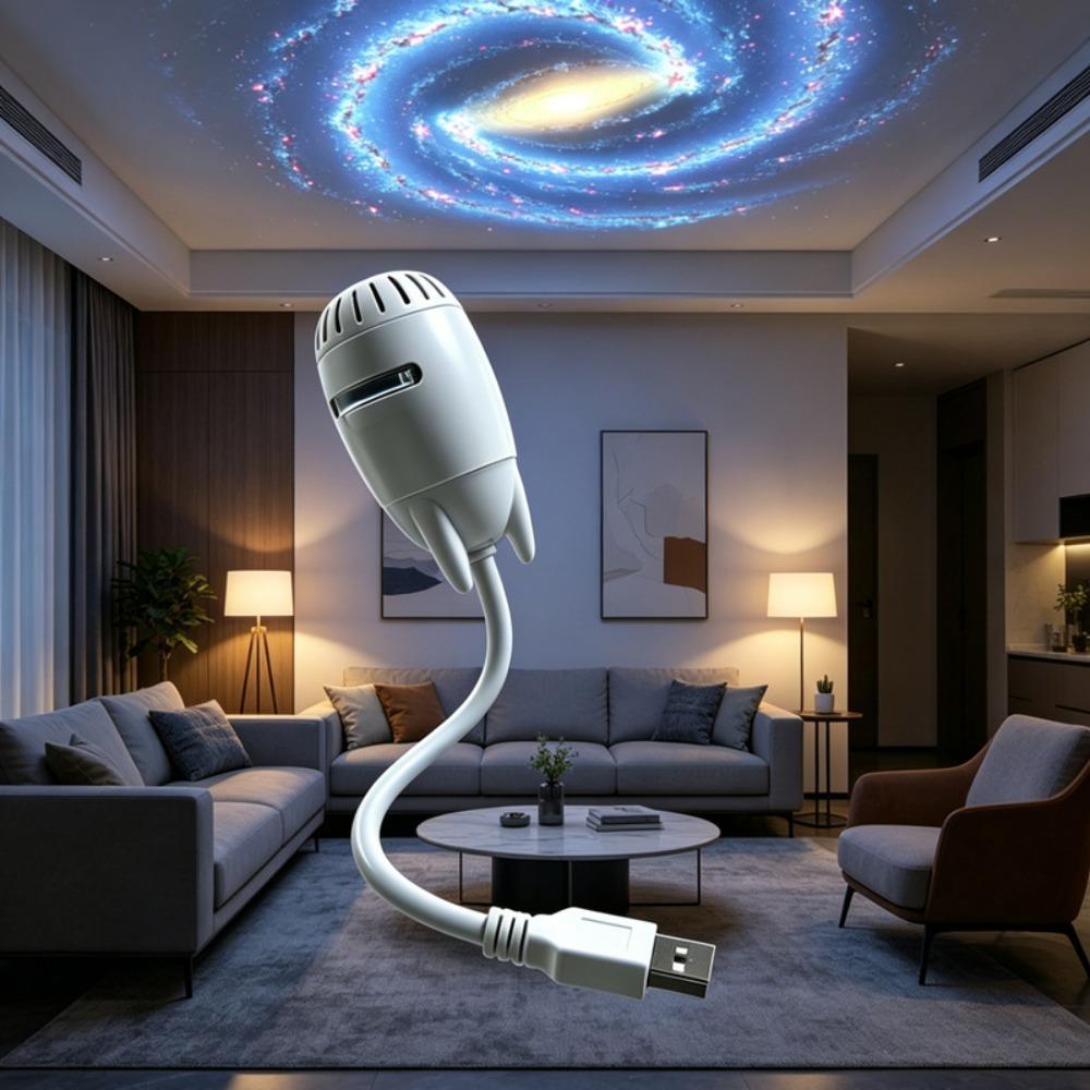 Adjustable Brightness Starry Sky Projection Night Light Car Roof Lights