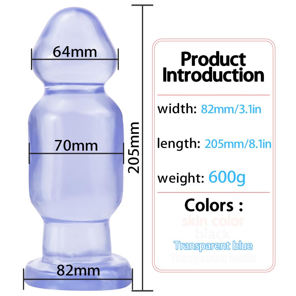 Extra-Large Anal Dilator: 9-Model Collection for Gay Fisting, Thickened PVC