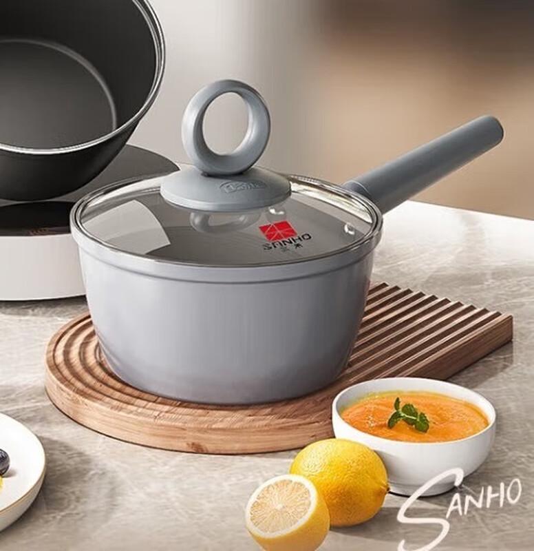 Sanhe 0-Coating Nano Non-stick Saucepan