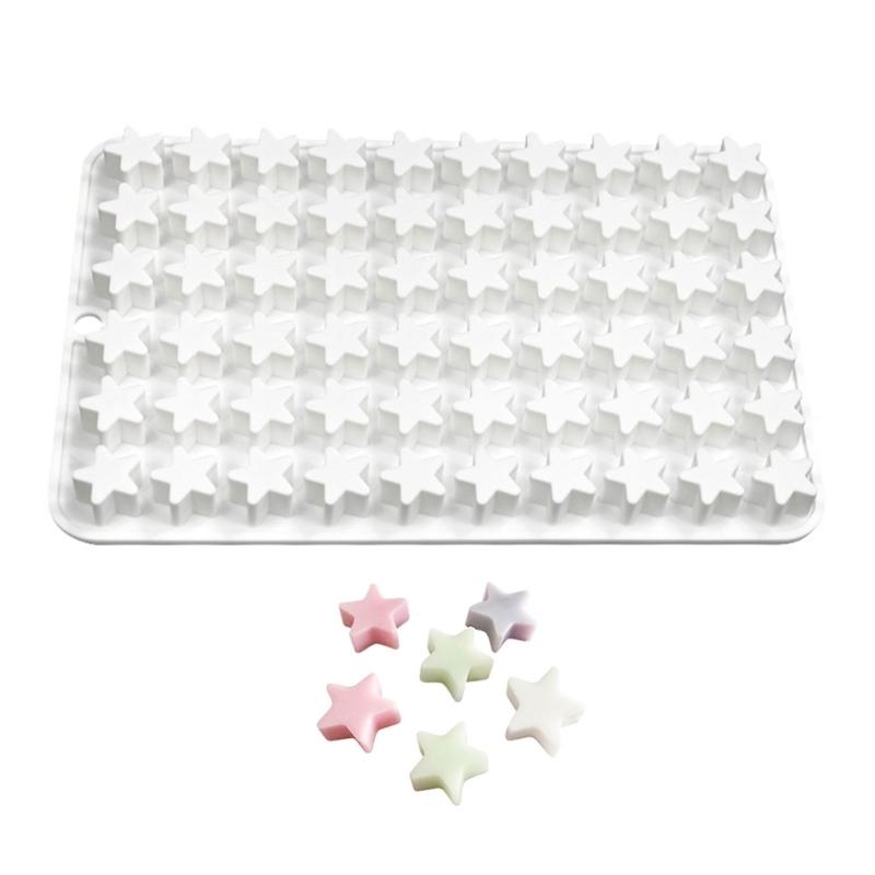 

60-Cavity Star Shape Silicone Mold DIY Cake Pastry Baking Mold Cake Decorating Tool for Making Chocolate Fondant Decor 1