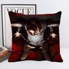 Canvas Printing Wall Art Saw Horror Movie Pillow Case Square Pillow Bedroom Sofa Leisure Comfort Cushion Home Decoration