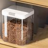 Moisture-Proof Pet Food Storage Container Transparent Insect Proof Grain Storage Box Large Capacity Flip Cover