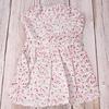Pet Dress Pink Floral Bowknot for Walking Size Xl
