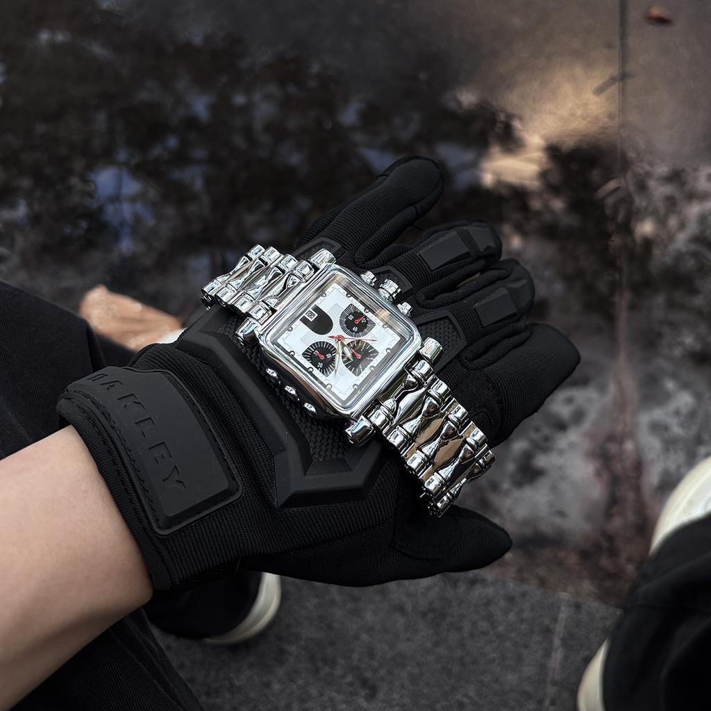 Big High Quality Six needles Multifunctional Quartz Watch Men Antique Alabaster Industries Y2K Personalize Unique AAA Men Watch