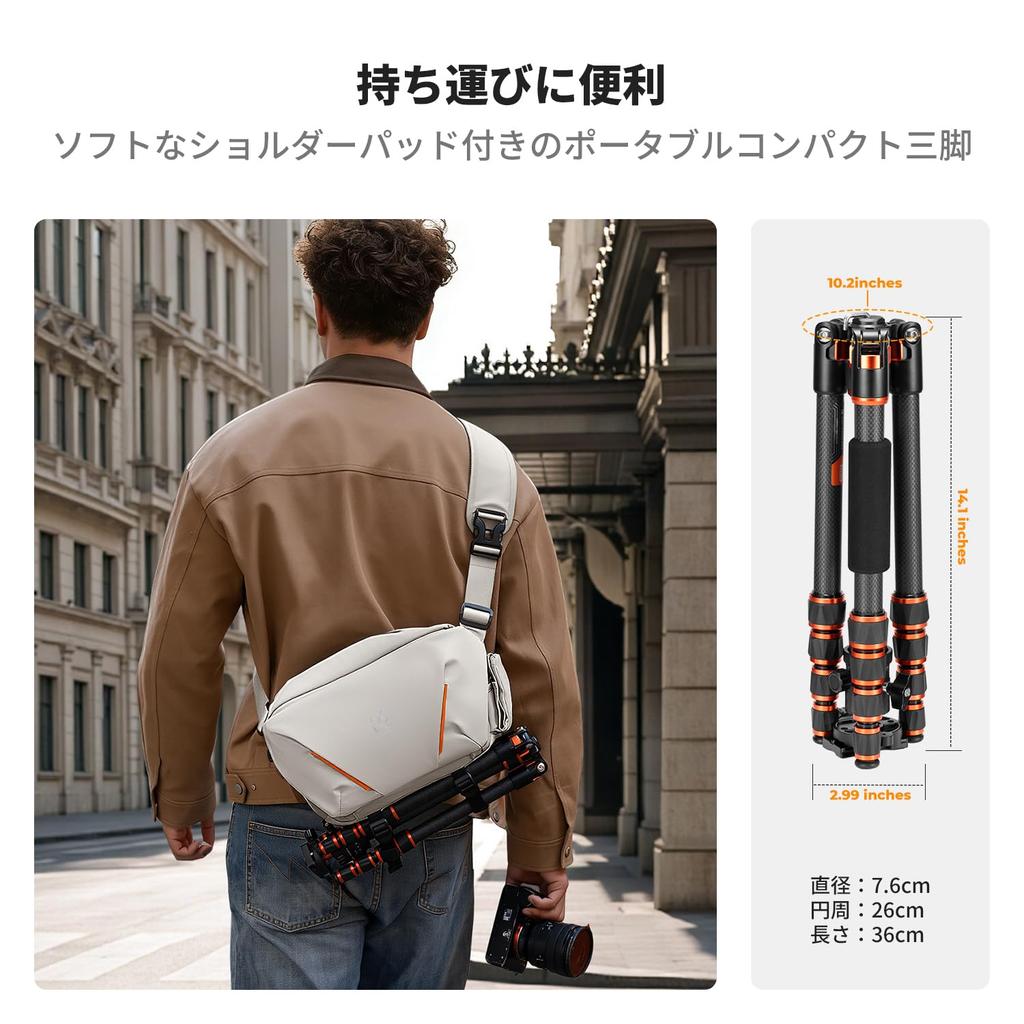 CONCEPT Camera Shoulder Large Capacity Sling Stylish Camera DSLR Camera Adjustable Accessory Camera Camera Storage Photography 6L K&F Bag, Bag, Bag,