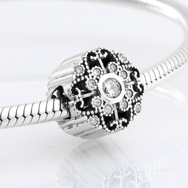 Perles fines en argent sterling 925 de forme ronde La famille est là où l'amour grandit Perles fines à faire soi-même adaptées aux bracelets à breloques originaux Fabrication de bijoux