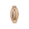 Gucci GG Matelassé Gold Logo Chain Leather Crescent Bag Women Shoulder Bag Beige 739736-UM8IG-9500
