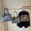 Retro Super Fire Leopard Print Portable Tote Bag Women'S Autumn And Winter Fashion Leisure Commuting Large-Capacity Shoulder Bag