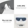 RB3781 003/87 Silver-Grey Ray-Ban Rimless Goggles Sunglasses