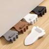 Invisible No Drilling Door Stopper Floor Mounted Door Holders Door Stop Wedges  for Door Bottom