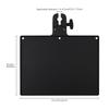 Black Plastic Mic Stand Clamp Tray Holder for Stage Live Streaming Concert Performance Clamp-on Rack Accessory