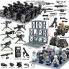 Special forces military building blocks special police armed sentry tower scene toy humanoid birthday present Zombie warrior