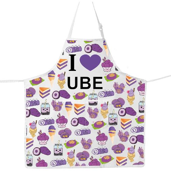 G2TUP Filipino Ube Apron Philippine Ube Lover Gifts Philippines Food Apron Relax I Got U-Bae Filipino Ube Cake Aprons I Love Ube Ap